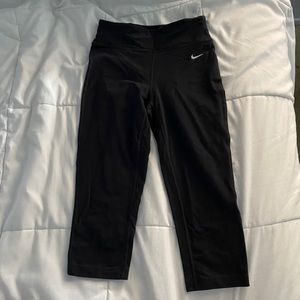 Nike dri-fit black workout capris